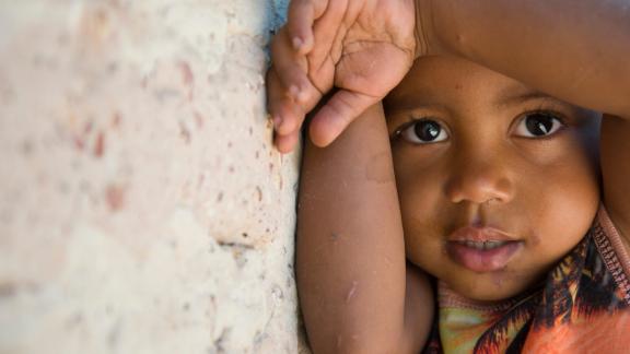 Menininha no Brasil.
