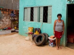 Viele Menschen leben in Armut.